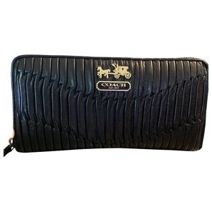 Coach Madison Gathered Leather Wallet